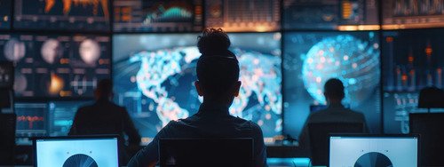 Employees working on the integration of knowledge management services with existing tools.